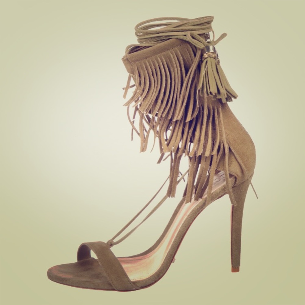 Brand new Schutz Kija Forest Green Heels, Size 10